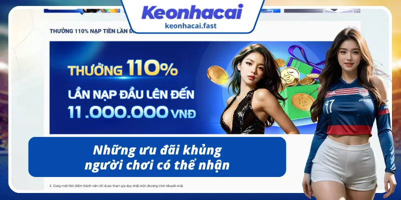 Ưu đãi hấp dẫn cho người chơi